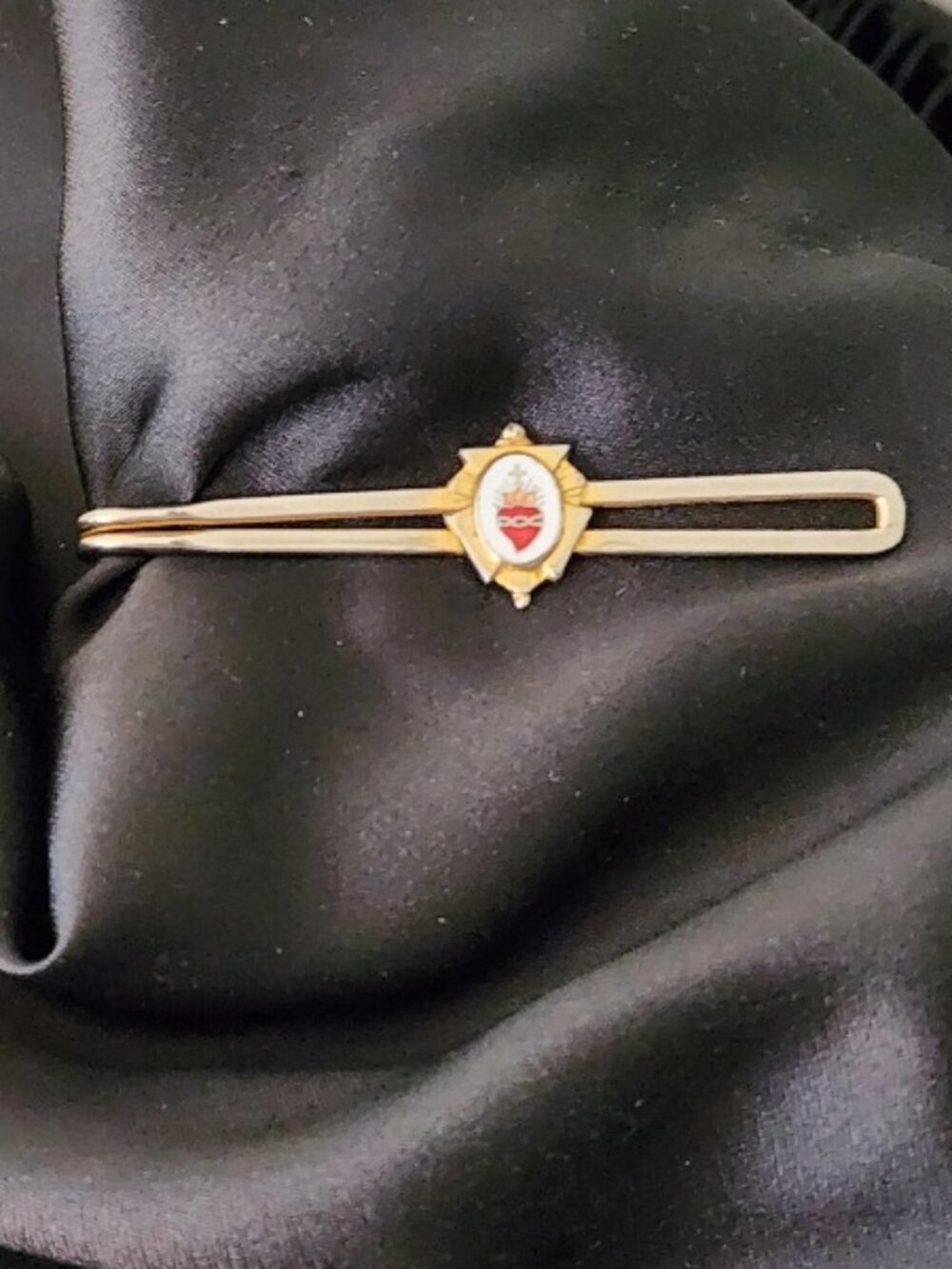 Sacred Heart Tie Bar
